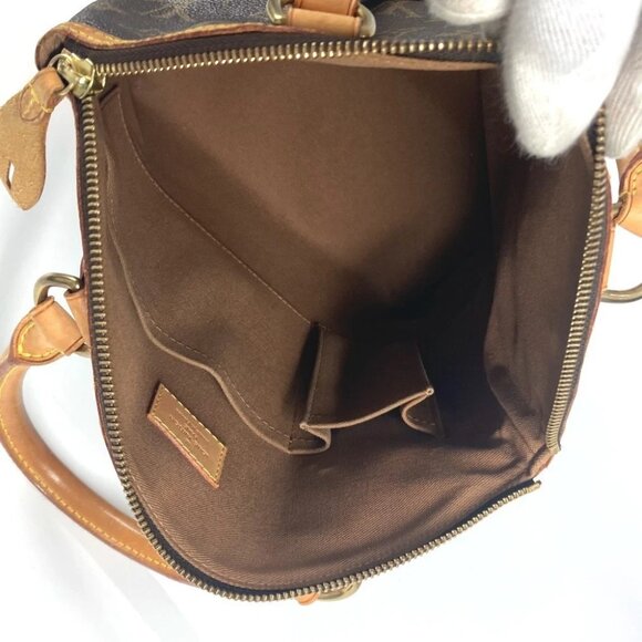 LOUIS VUITTON M40102 Monogram Lockit Hand Bag MonogramCanvas Brown - Picture 6 of 13